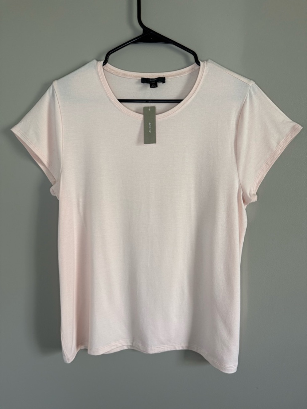 J.Crew 365 Soft Modal Tee Light Pink/Peach/Blush Short Sleeve Crewneck XL